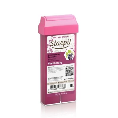 Starpil Воск в картридже Вино (ср. плотности) 110 гр