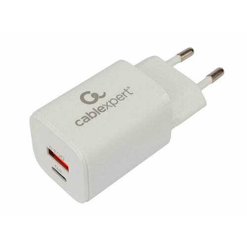 Зарядное устройство Gembird Cablexpert USB - Type-C 3А QC3.0/PD White MP3A-PC-42