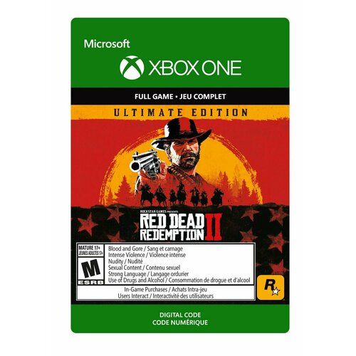 Игра Red Dead Redemption 2 Ultimate-издание, цифровой ключ для Xbox One/Series X|S, Русские субтитры и интерфейс, Аргентина
