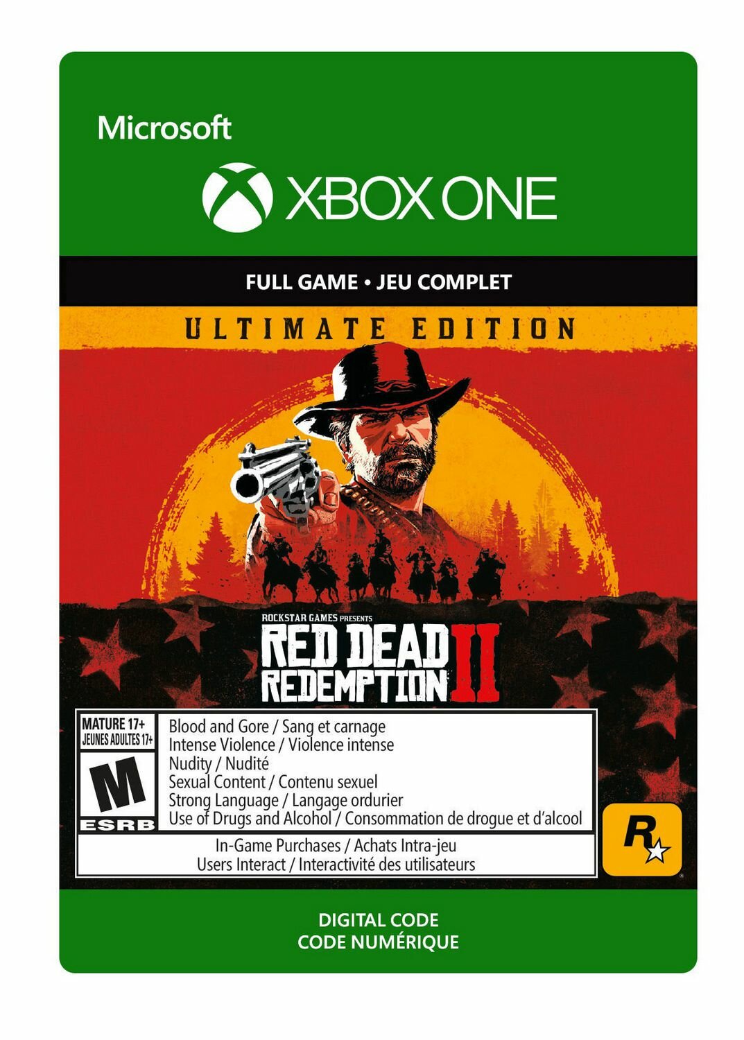 Игра Red Dead Redemption 2 Ultimate-издание, цифровой ключ для Xbox, Русские субтитры и интерфейс, Аргентина