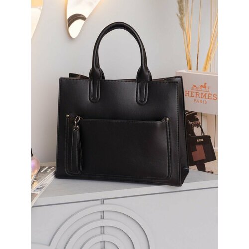 Сумка тоут ALLEANZABAGS 8A103, черный