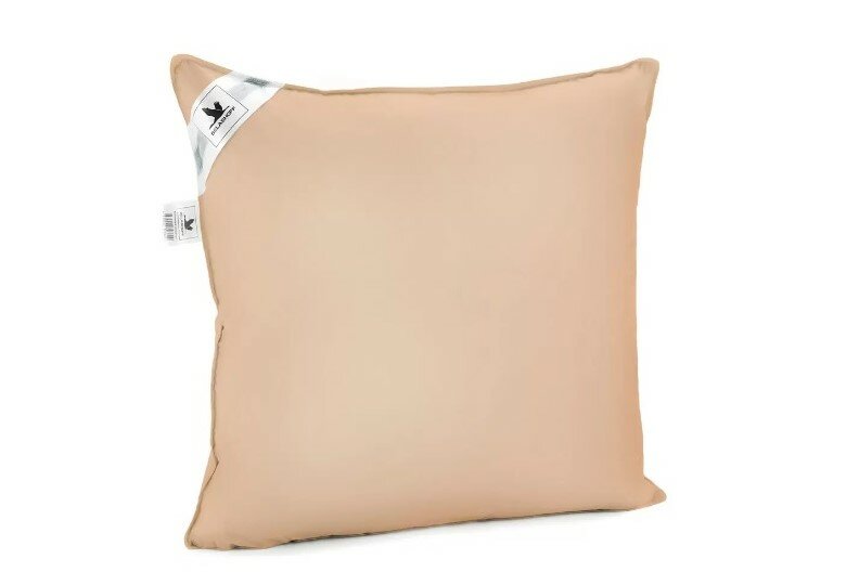 фото Подушка пуховая Пуховая серый гусиный пух