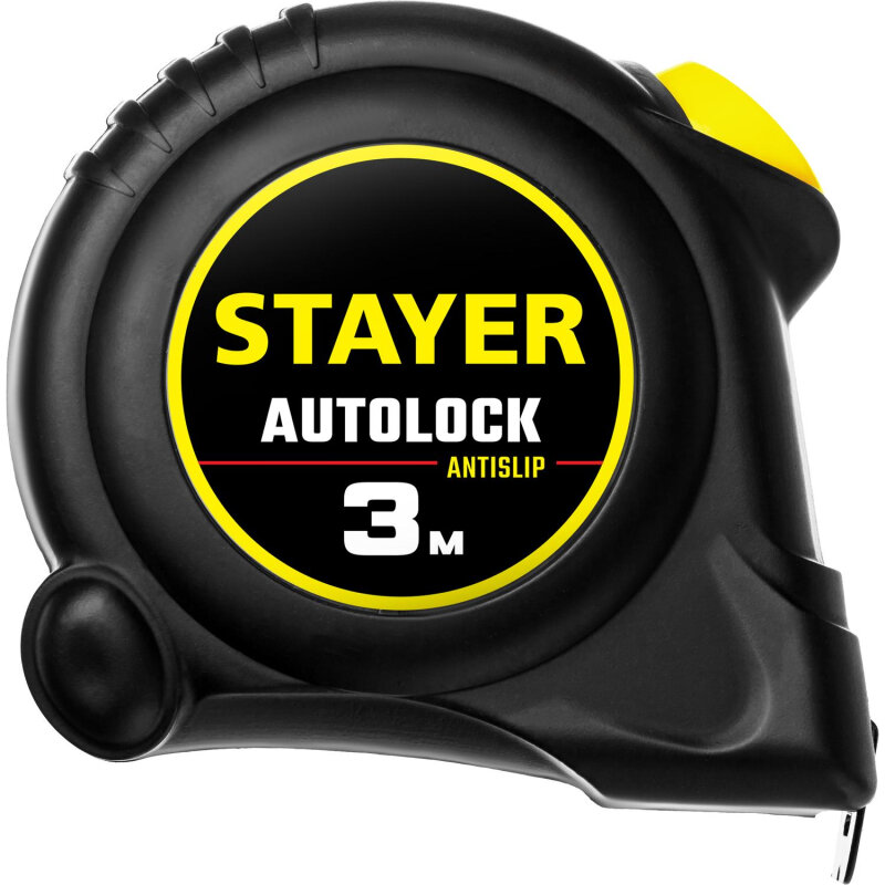 Рулетка с автостопом STAYER AutoLock 3м х 16мм (2-34126-03-16)