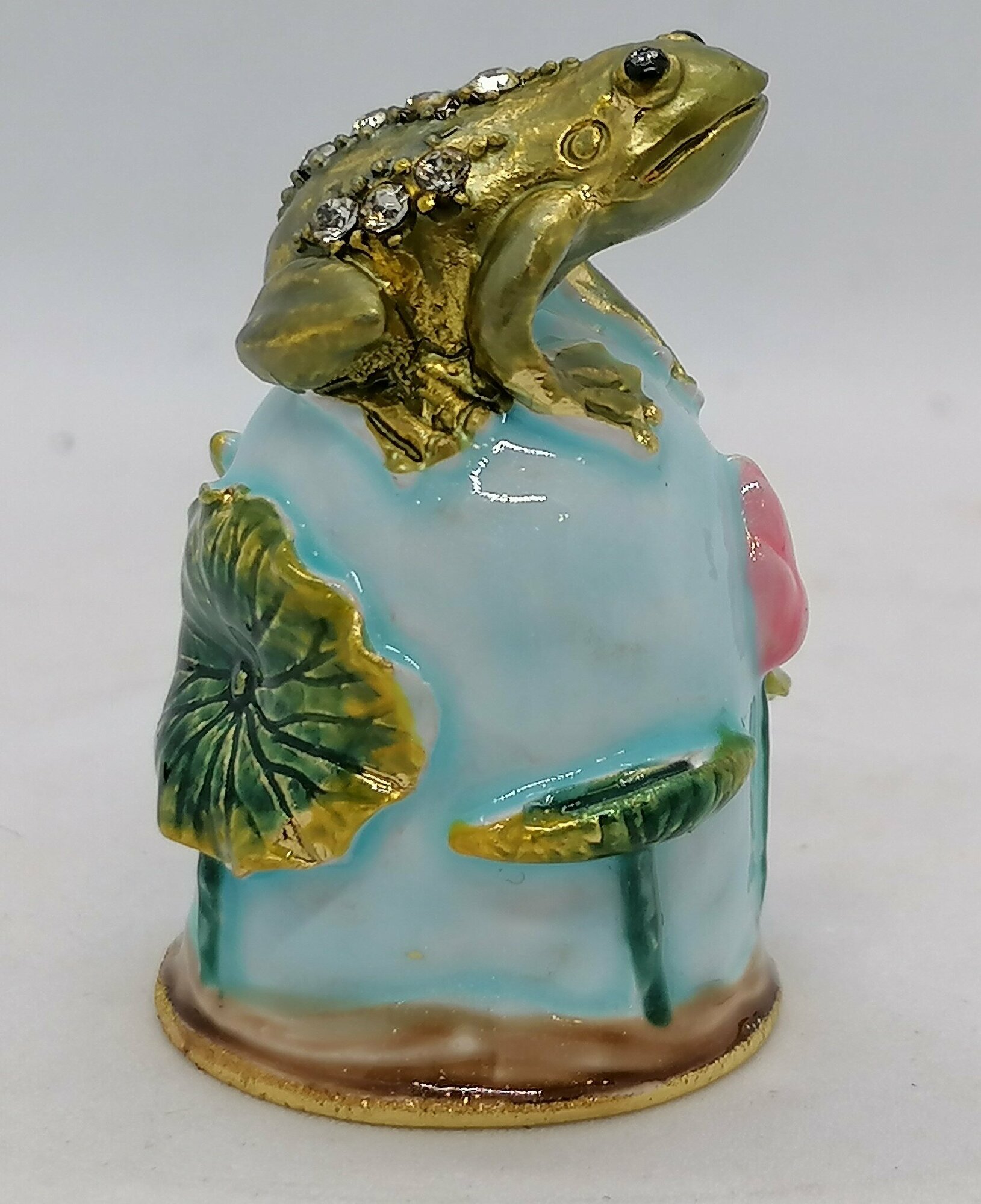 Наперсток Фаберже "Лягушка " — фото 1