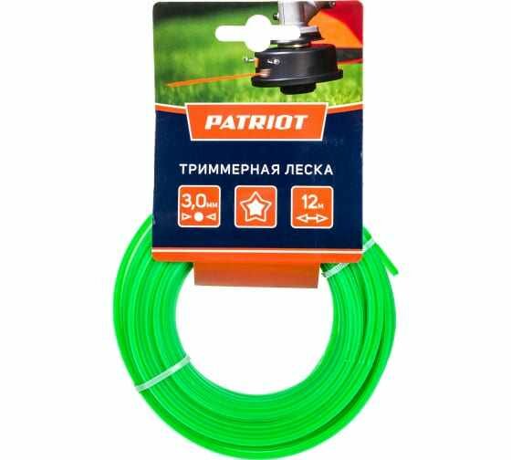 Леска для триммера (3.0 мм; 12 м; звезда) PATRIOT 300-12-3 805205123