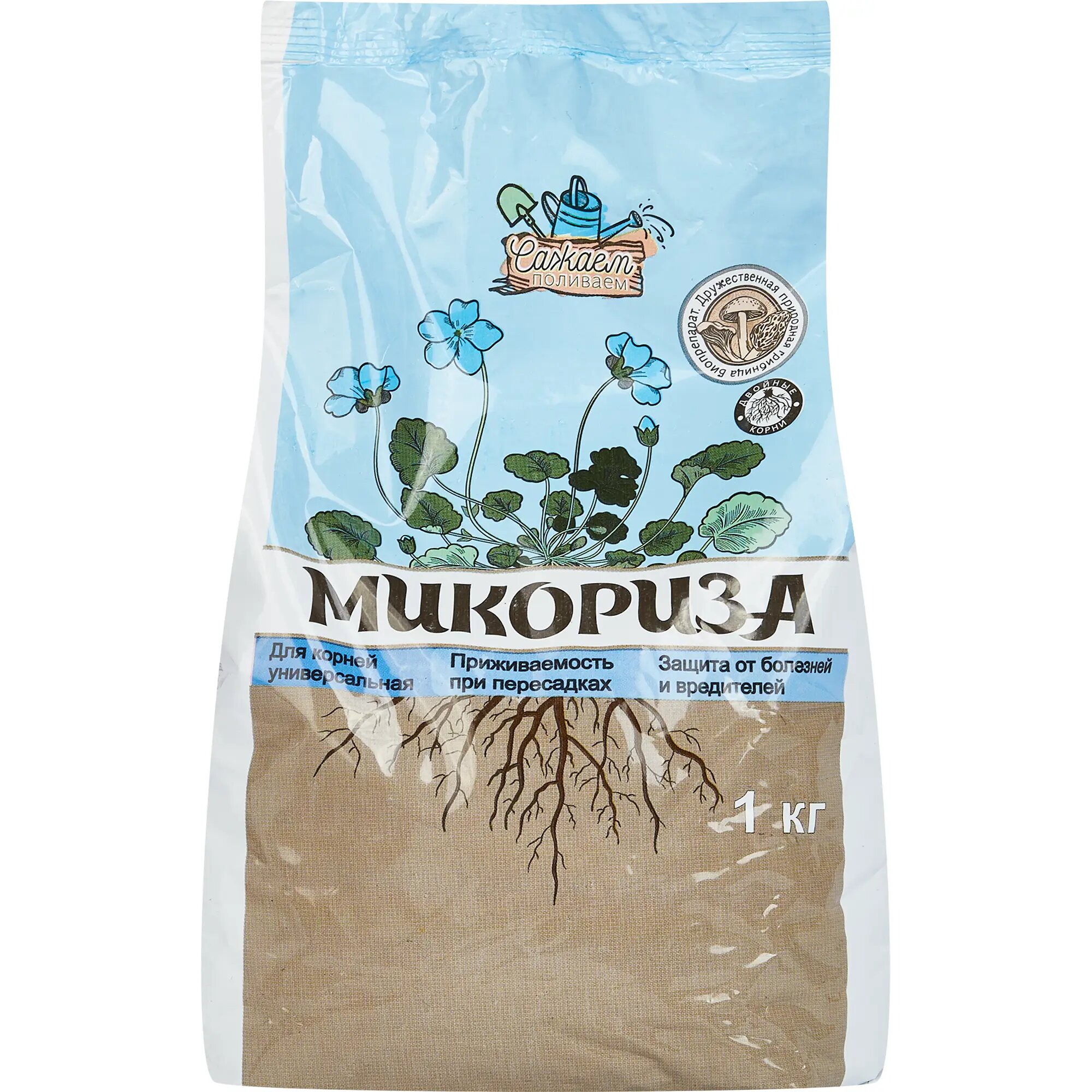 фото Стимулятор роста растений Микориза двойные корни 1кг