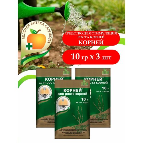 Комплект Средство для стимуляции роста корней Корней 10 гр. х 3 шт. 10 шт подушечки для стимуляции мышц