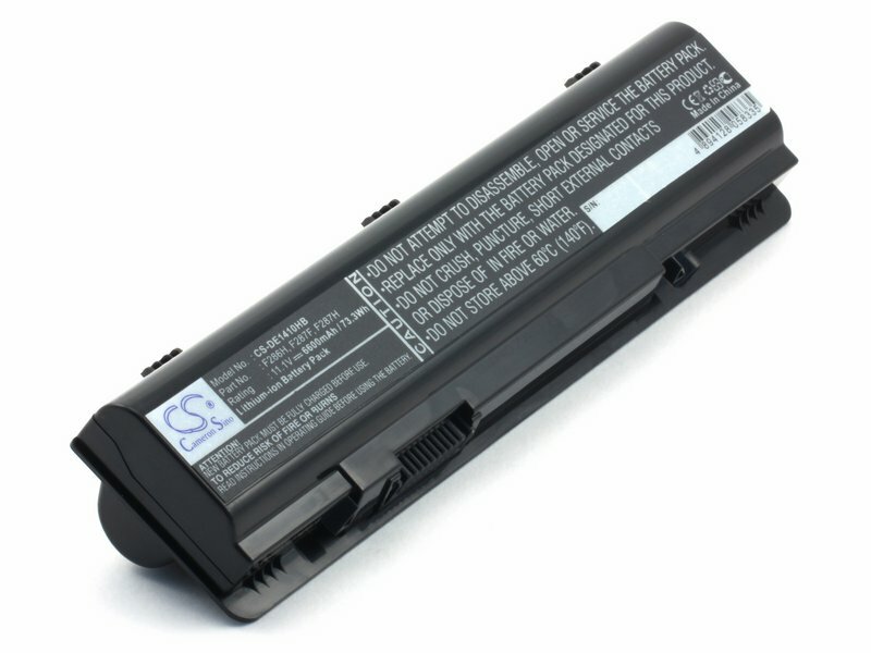 Аккумулятор усиленный для Dell Vostro 1015n (6600mAh)