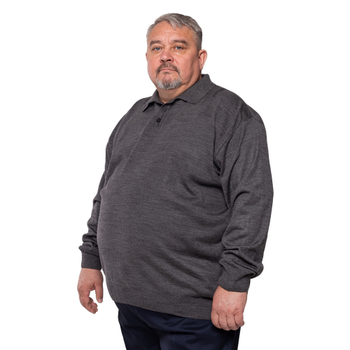 фото Пуловер turhan, размер 5 xl, серый