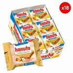 Вафли Ferrero Hanuta с шоколадно-ореховой начинкой (Германия), 44 г (18 шт) - изображение