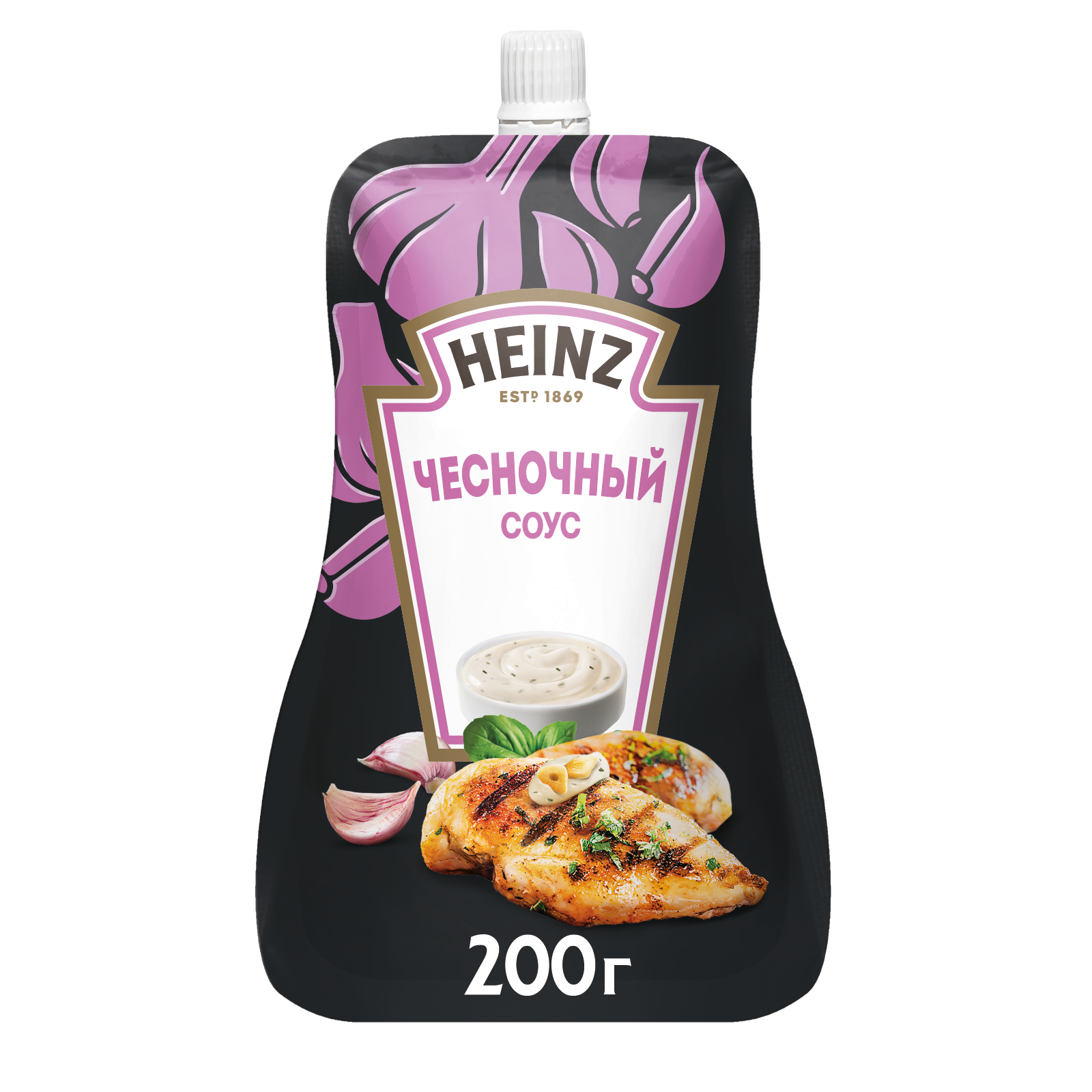 Соус Heinz Чесночный дой-пак 200 г