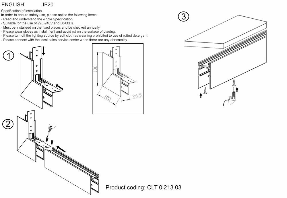 Внешний соединитель Crystal Lux CLT 0.213 03 BL - фото №2