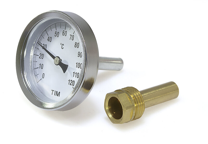 Термометр Tim Y-63A-50-120 серебристый