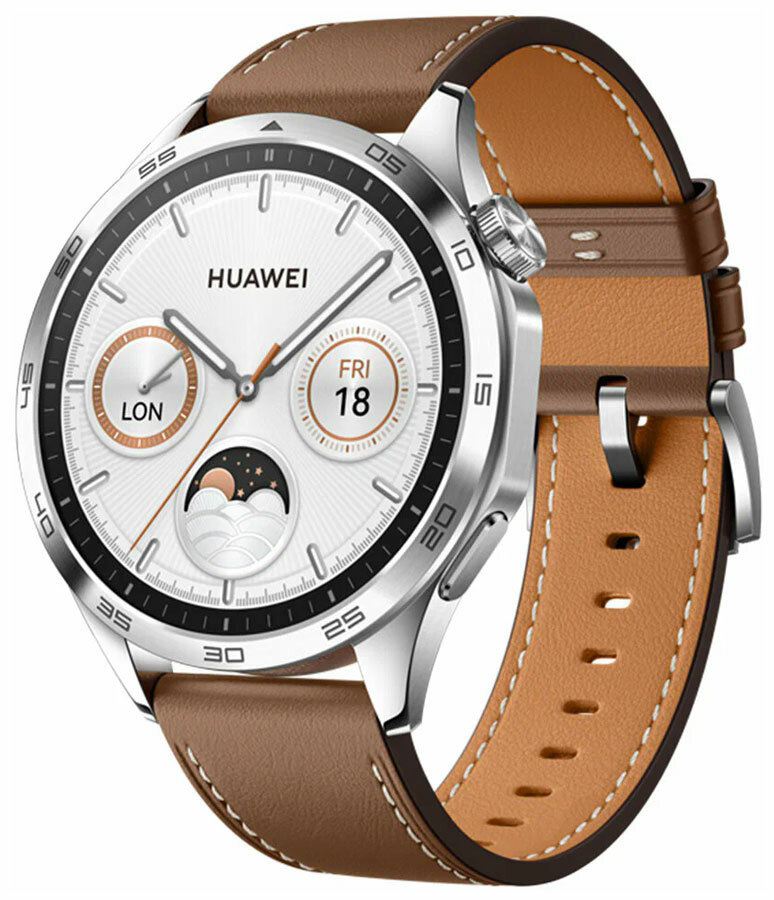 фото Умные часы Huawei Watch GT 4, PNX-B19, 55020BGX, Brown Leather