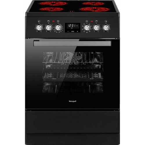 Электроплита стеклокерамическая Weissgauff WES E12V15 BE 4199000₽