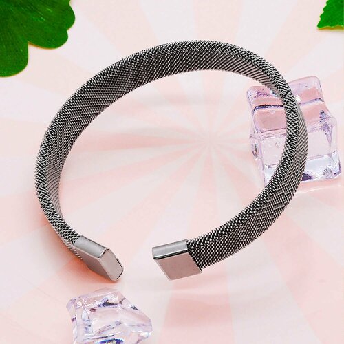 фото Браслет loverome, 1 шт., серый