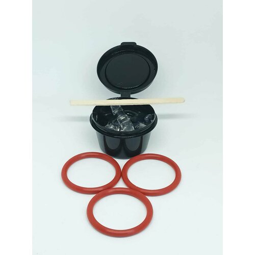 Комплект уплотнителей и смазка для ремонта кофемашин DeLonghi цвет колец может быть черным 1500₽