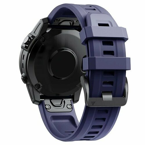 Ремешок для часов Garmin 20мм светло-синий. Для Garmin Fenix 7s, 6s, 5s / Instinct 2s / 7s Sapphire Solar / 6s Pro и др.