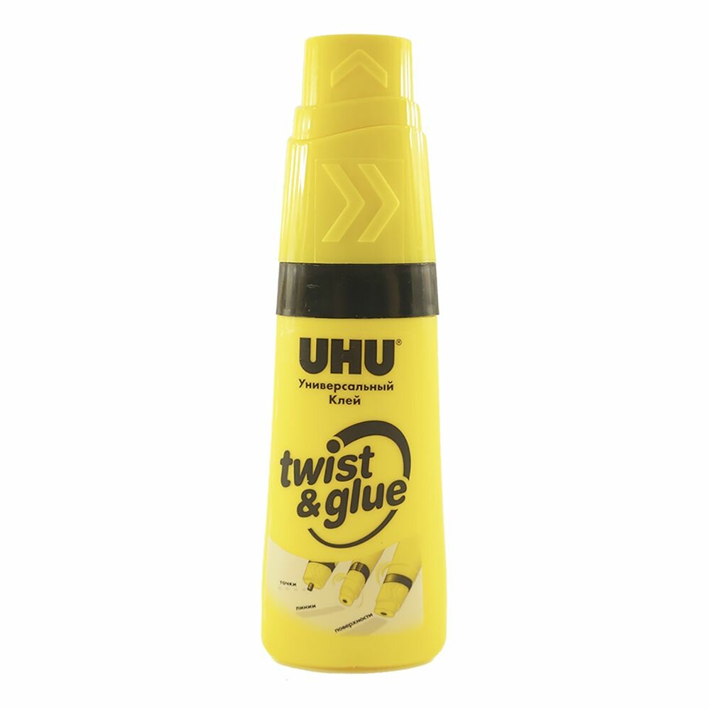 Клeй UHU "Twist&Glue", универсальный, 35 мл