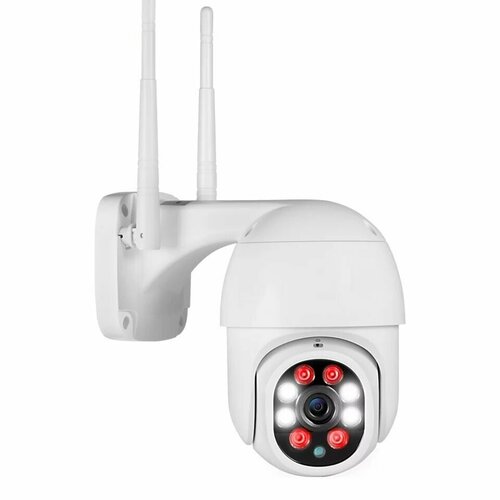 Уличная беспроводная поворотная смарт ip-камера видео наблюдения WiFi smart camera Wi Fi 1080P 299000₽