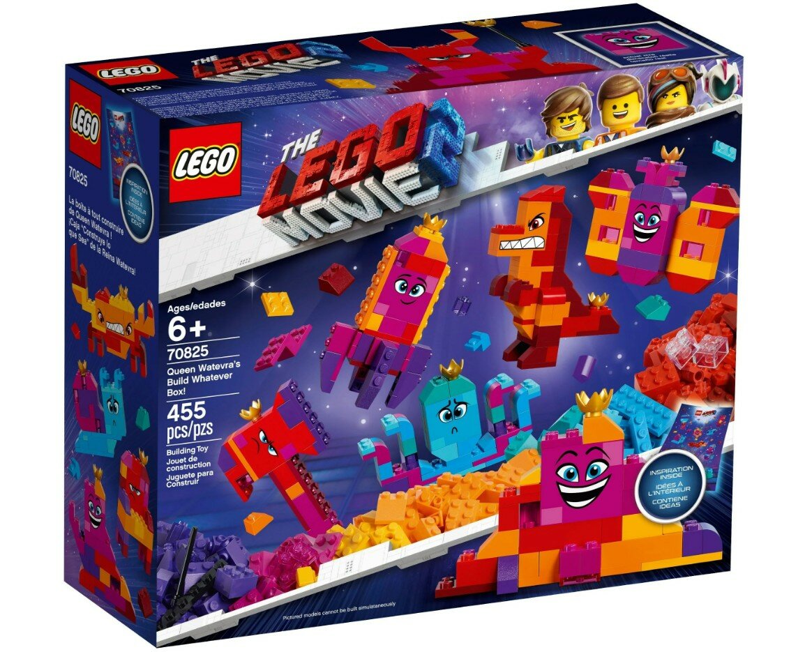 Конструктор LEGO The LEGO Movie 70825 Шкатулка королевы Многолики «Собери что хочешь», 455 дет.