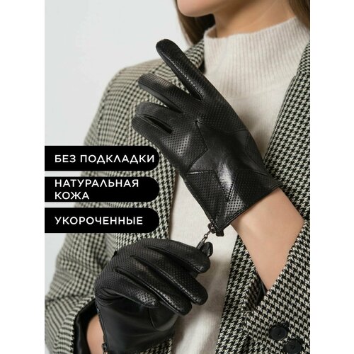 фото Перчатки farella зимние, размер 8, черный