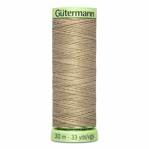 фото Нить top stitch 30/30 м для декоративной отстрочки, 100% полиэстер, gutermann 744506 (464 песочный), 5 шт