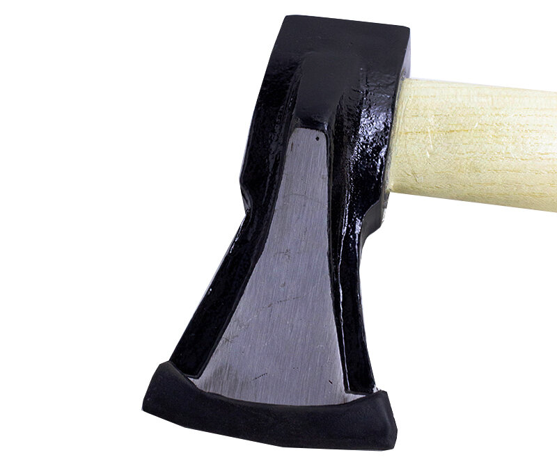 Топор-колун с клиновидным полотном, деревянная ручка 850мм 2000г "ON" - фотография № 3