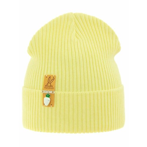 фото Шапка mialt, размер 46-48, желтый