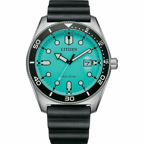 фото Наручные часы citizen eco-drive aw1760-14x, бирюзовый, черный