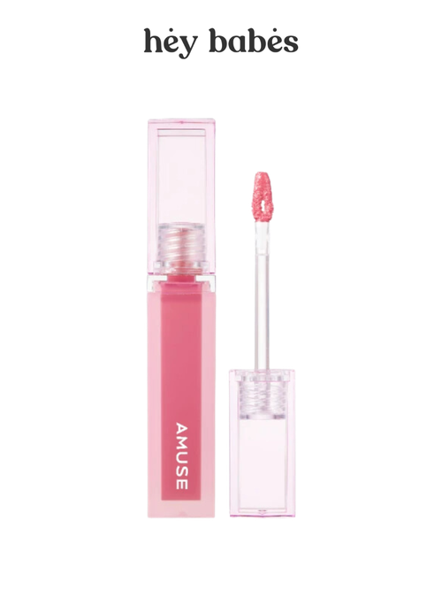 Глянцевый тинт для губ в розовом оттенке AMUSE Dew Tint 14 Pleasing