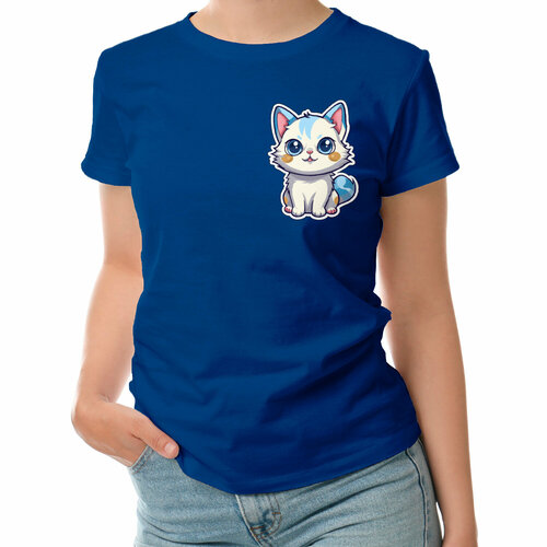 фото Футболка roly, размер l, синий