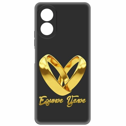 Чехол-накладка Krutoff Soft Case Единое целое для Oppo A38 4G черный чехол накладка krutoff soft case единое целое для oppo reno10 5g черный