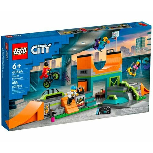 конструктор lego city 60290 скейт парк LEGO City 60364 Уличный скейт-парк