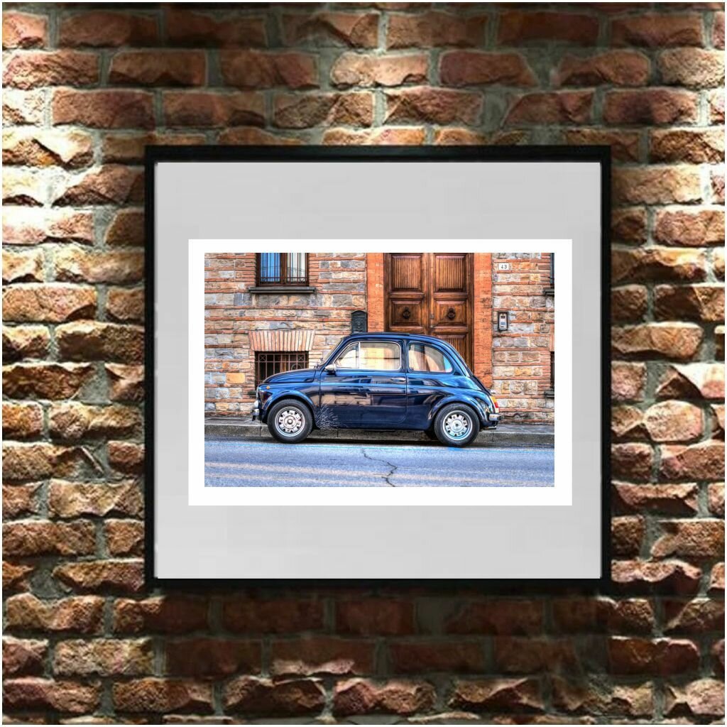 Постер "Mini retro auto" Cool Eshe из коллекции "Автомобили", А4
