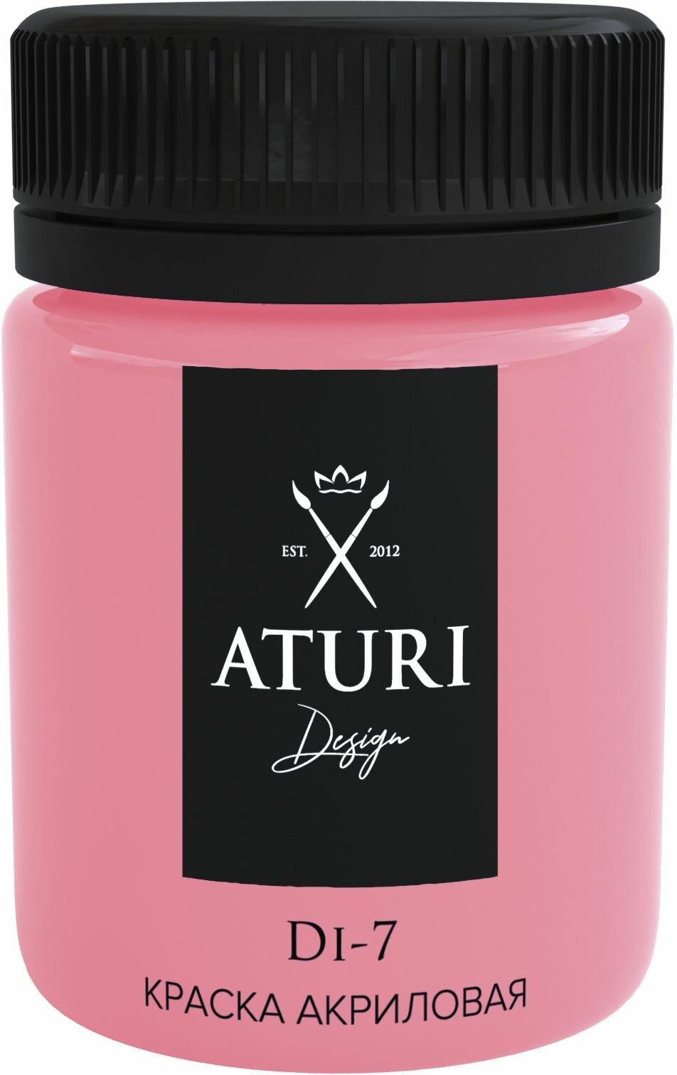 фото Краска акриловая Aturi цвет винтажный розовый 60 г