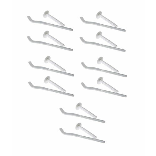 Кронштейн для радиатора с дюбелем 9 х 220 мм сплющенный 10 шт 1349₽