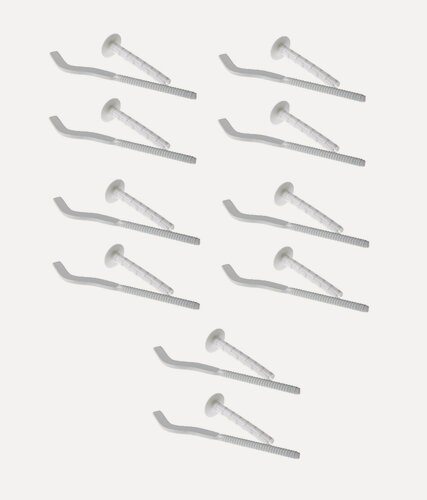 Изображение товара Кронштейн для радиатора с дюбелем 9 х 220 мм сплющенный (10 шт.)