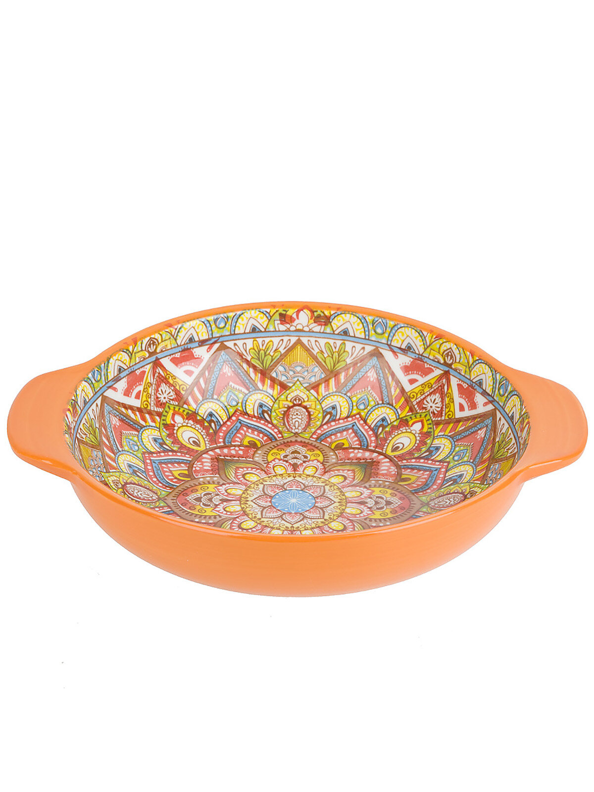 Салатник с ручками Nouvelle "Arabesque", фарфоровый, 1200 мл