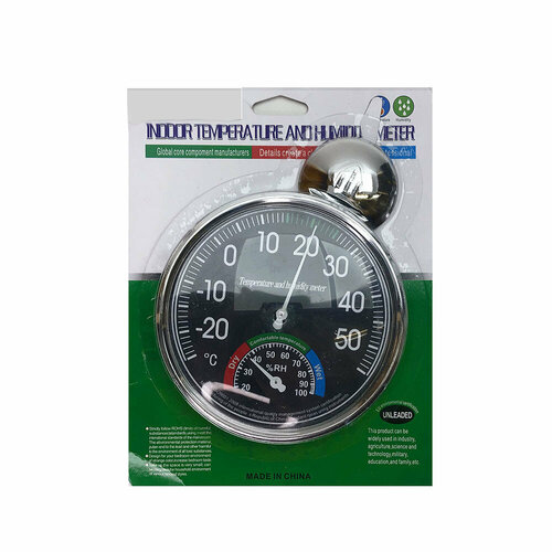 Термометр-гигрометр комнатный TH-101B-W черный 490₽