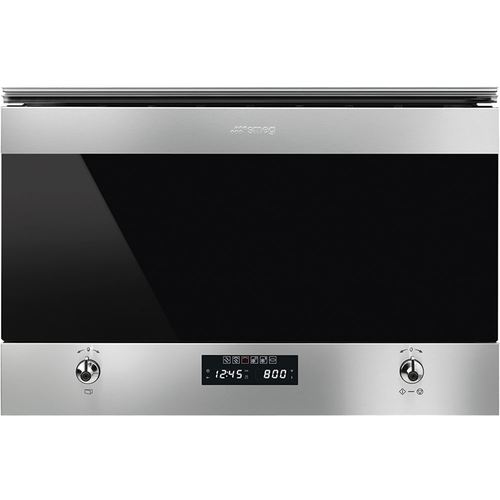 микроволновая печь встраиваемая smeg fmi625cn черный Встраиваемая микроволновая печь SMEG MP322X1