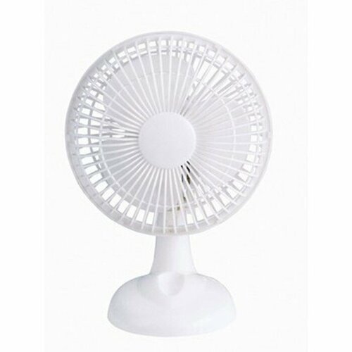 Вентилятор настольный 15 см 16 Вт белый 162000₽