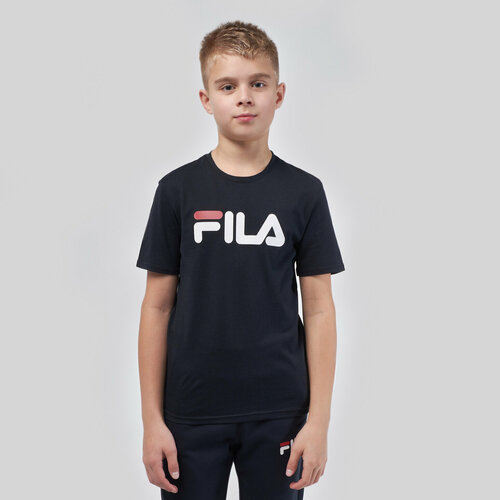 Футболка Fila Футболка подростковая хлопковая Fila 123724-99, размер 170/176, черный