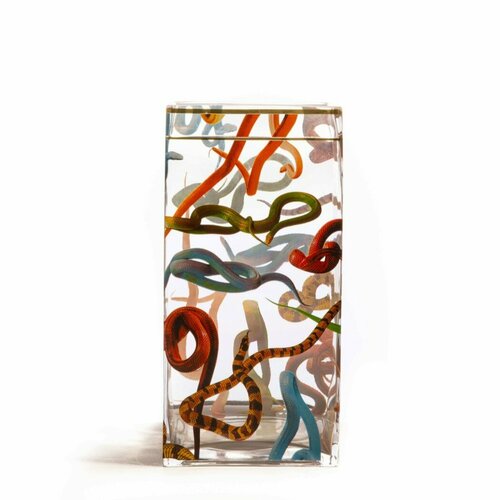 фото Ваза seletti toiletpaper glass vase snakes big 14151