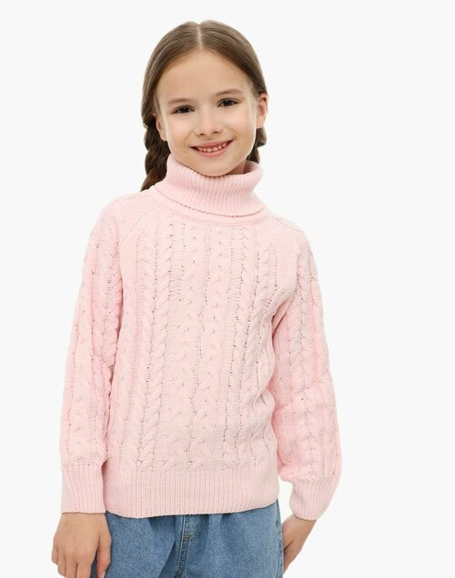 Свитер Gloria Jeans, размер 5-6л/116 (30), розовый
