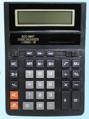 Калькулятор настольный BASIR SDC-888T 12-разр двойное питание