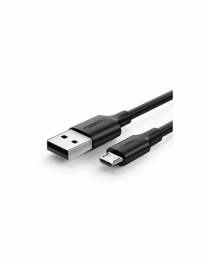 Кабель UGREEN 60136 USB 2.0 A/Micro USB, Nickel Plating, 1м, black - фото №4