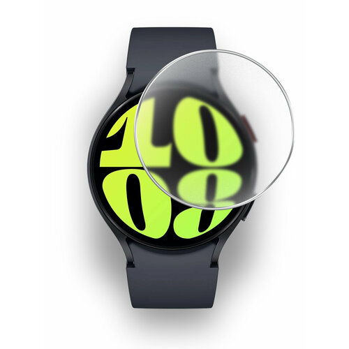 Защитная пленка для Samsung Galaxy Watch 6 (44 mm) ( Самсунг Галакси Вотч 6 (44 мм) на Экран, матовая гидрогелевая полноклеевое, Brozo гидрогелевая защитная пленка на samsung galaxy watch active 2 40 mm самсунг галакси вотч актив 2 40 мм матовая на смарт часы комплект 2 шт brozo