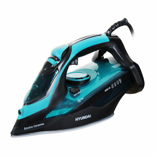 Утюг Hyundai H-SI01221 3000Вт черный зеленый 269600₽