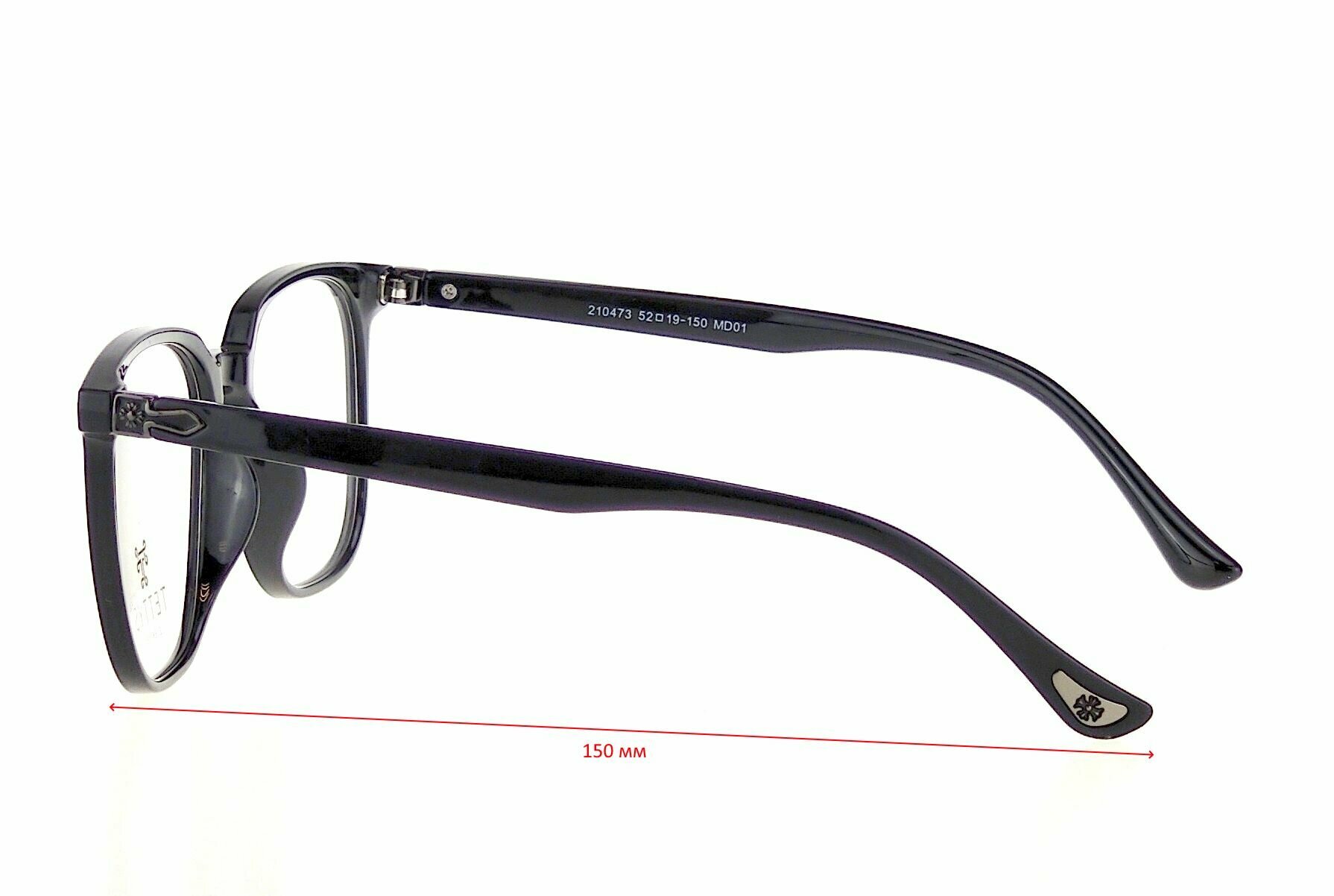 Фотохромные очки с футляром на магните TETTYS EYEWEAR мод. 210473 Цвет 1 с линзами ROMEO 1.56 FAST Photocolor BROWN, HMC+ +0.75 РЦ 64-66